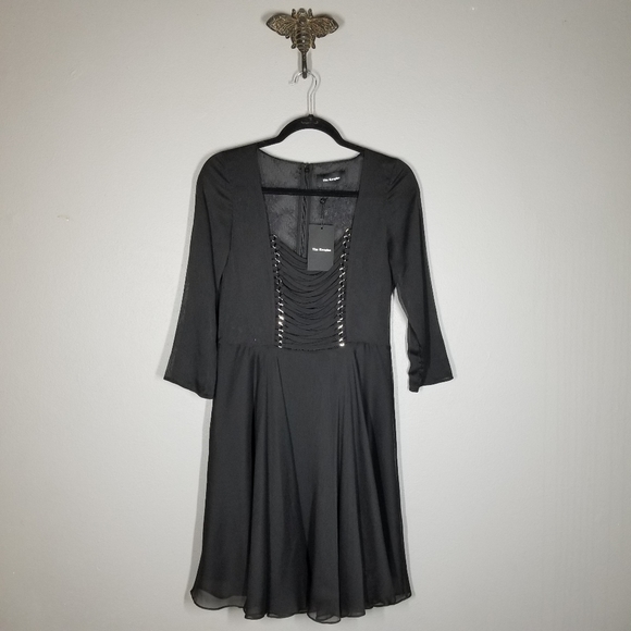 The Kooples | NWT Chiffon and Lacing Dress - Picture 4 of 12